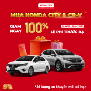 Chương trình khuyến mãi tháng 2 tại Dũng Tiến - Honda Ô tô Bình Định - Phú Yên