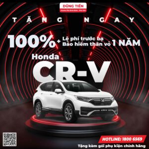 Tặng ngay 100% lệ phí trước bạ kèm Gói bảo hiểm thân vỏ