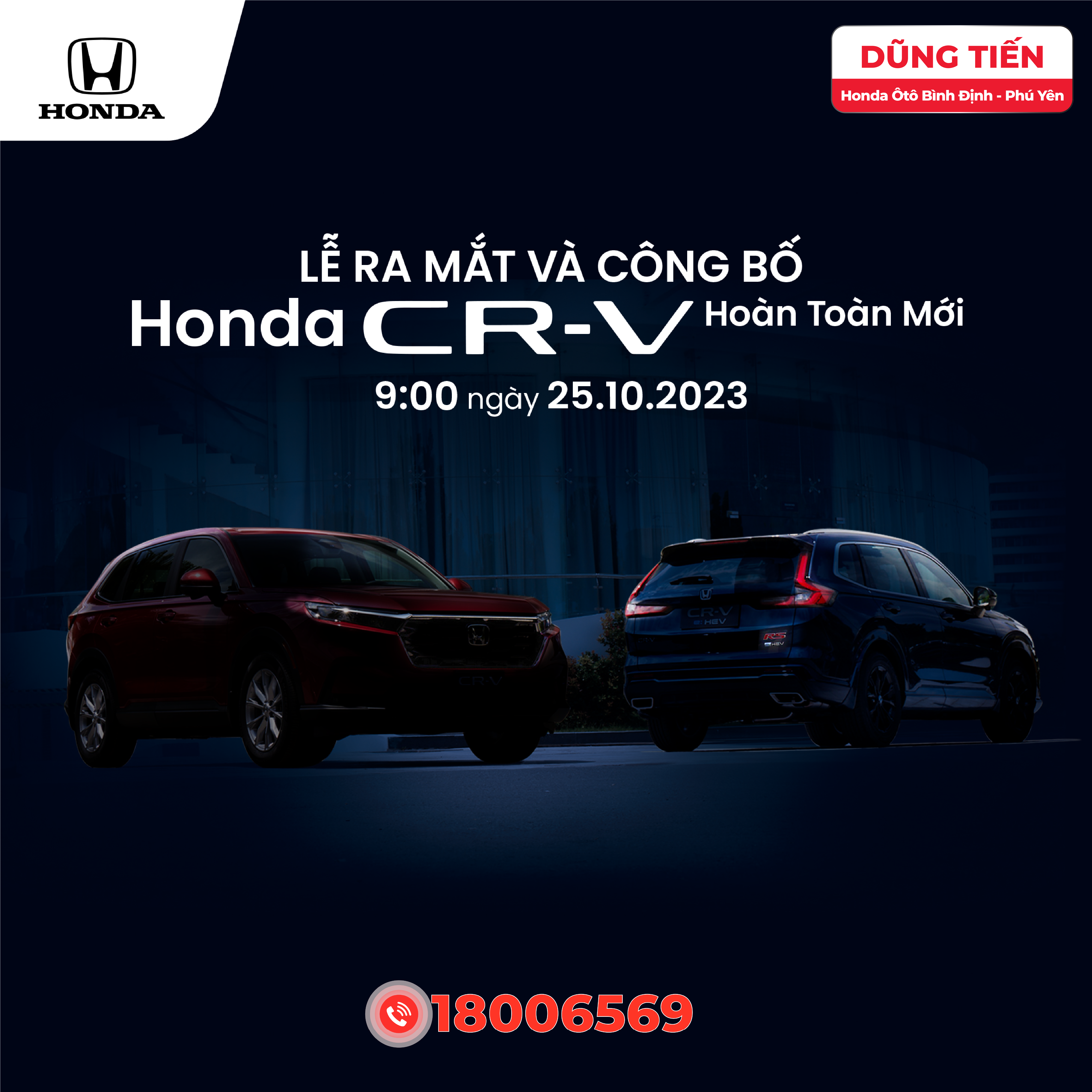 Dũng Tiến - Honda Ôtô Bình Định - Phú Yên ra mắt Honda CR-V Hoàn Toàn Mới