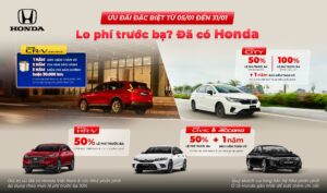 Chương trình ưu đãi khi mua Honda ô tô tháng 1.2024