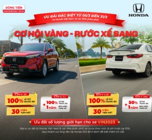 Chương trình khuyến mãi tháng 3