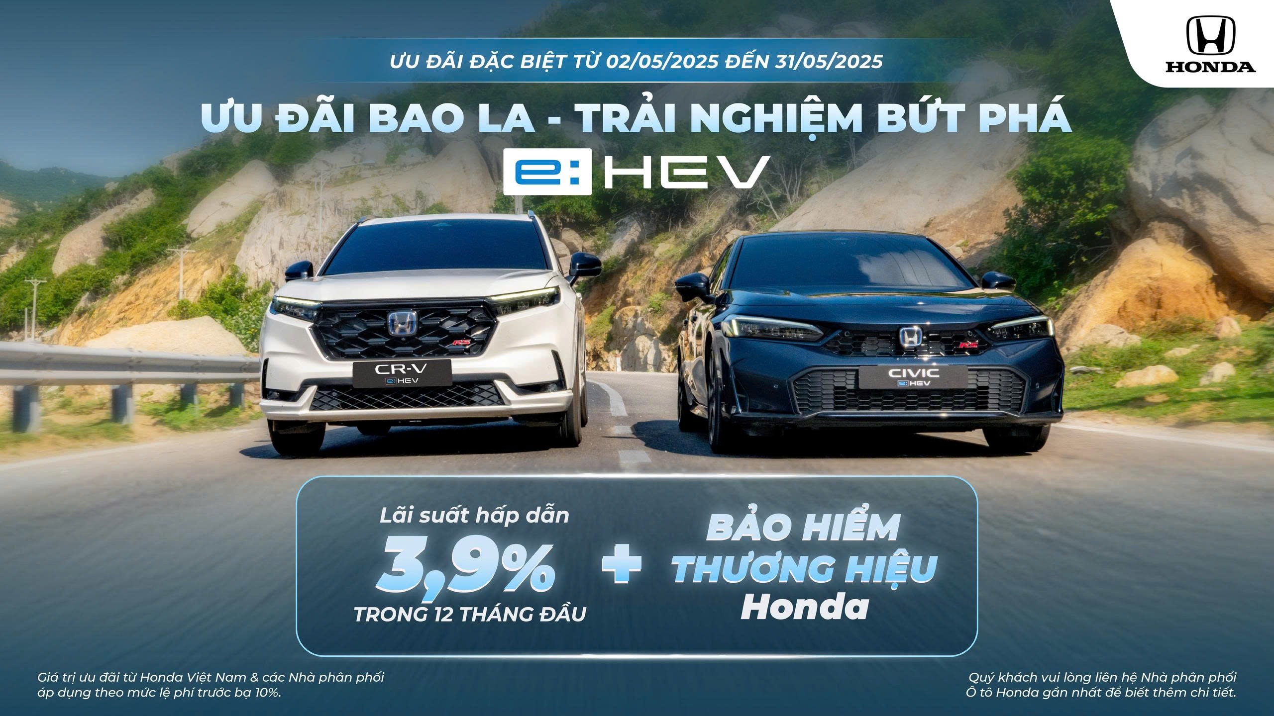CTKM tháng 5 Honda Ôtô Bình Định