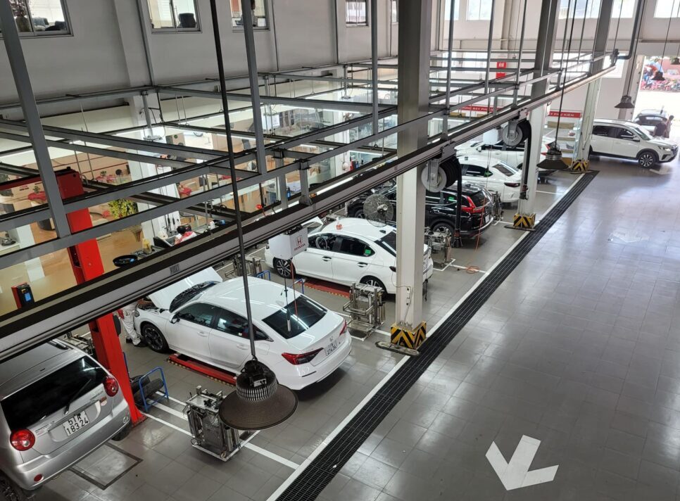 khoang bảo hành, bảo dưỡng, sửa chữa chung Honda Ôtô Bình Định