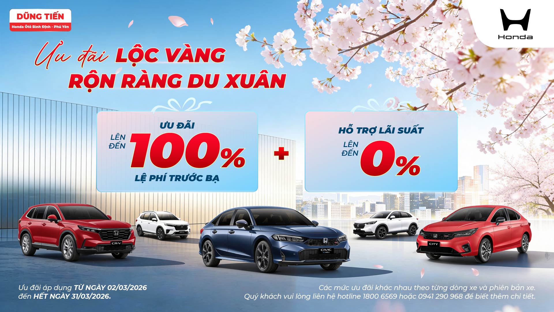 chương trình khuyến mãi tháng 3